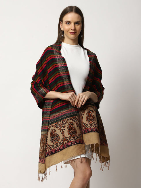 Women's Jamawar Wool Stole